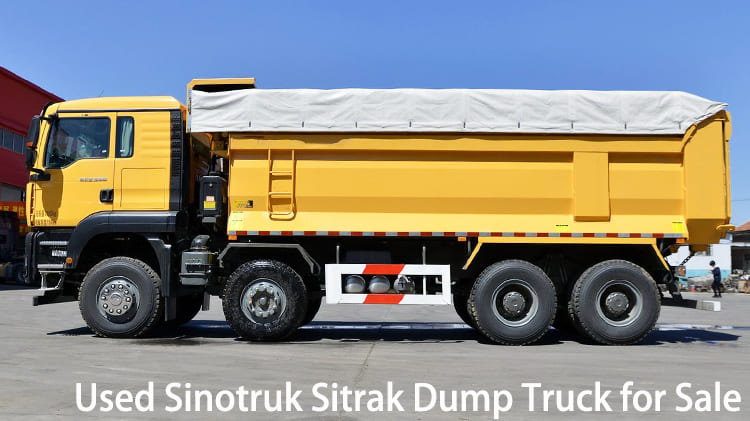 RHD 8x4 Used Sinotruk Sitrak Dump Truck for Sale in Namibia