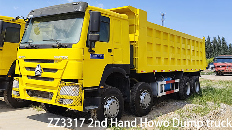 ZZ3317 2nd Hand Howo 8x4 Dump truck for Sale in Namibia