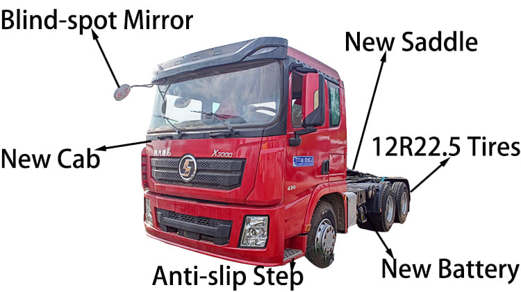 6x4 Used Shacman X3000 Tractor Trucks for Sale in Namibia