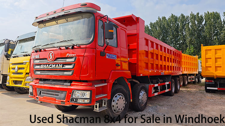 Used Shacman F3000 8x4 Dump Truck for Sale in Namibia Windhoek