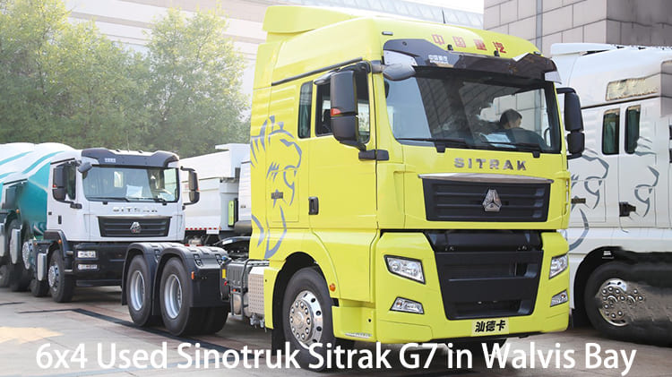 6x4 Used Sinotruk Sitrak G7 Truck Head for Sale in Namibia Walvis Bay