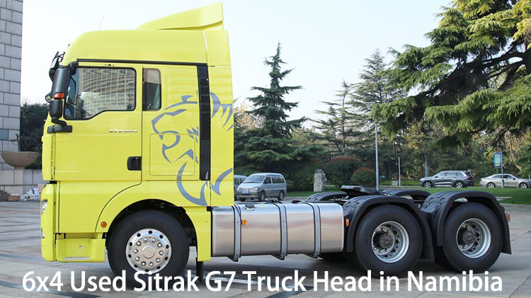 6x4 Used Sinotruk Sitrak G7 Truck Head for Sale in Namibia Walvis Bay