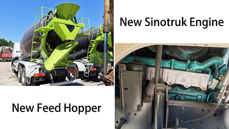 RHD Used Howo Cement Mixer Truck 6x4 for Sale in Namibia