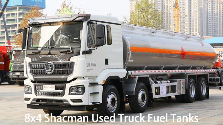 8x4 Shacman Used Truck Fuel Tanks for Sale in Namibia