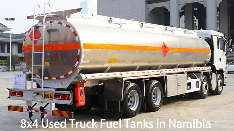 8x4 Shacman Used Truck Fuel Tanks for Sale in Namibia
