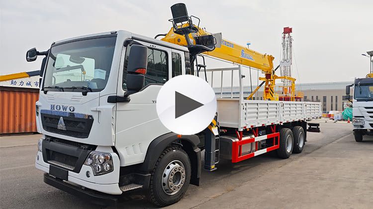 CNHTC 6x4 Howo Used Crane Truck for Sale in Namibia