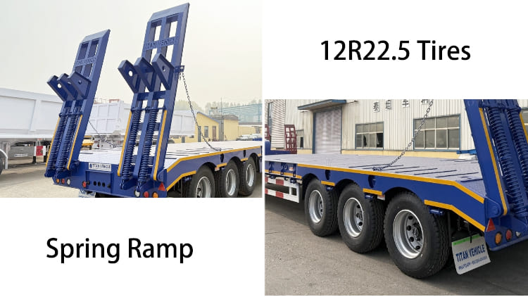 3 Axle 60 Ton Low Bed Trailer for Sale Price in Namibia
