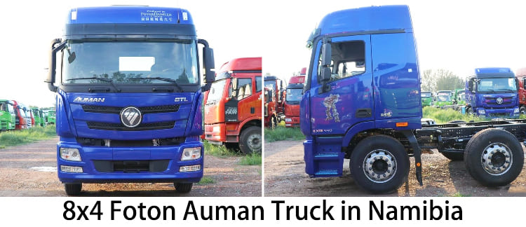 8x4 Foton Auman Chassis Truck for Sale in Namibia