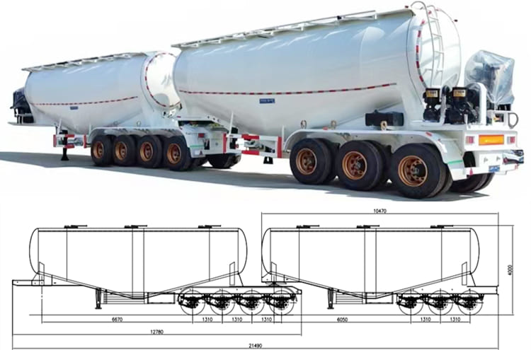 Superlink Bulk Cement Trailer for Sale in Namibia