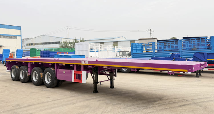 4 Axle Flatbed Truck Trailer for Sale in Namibia
