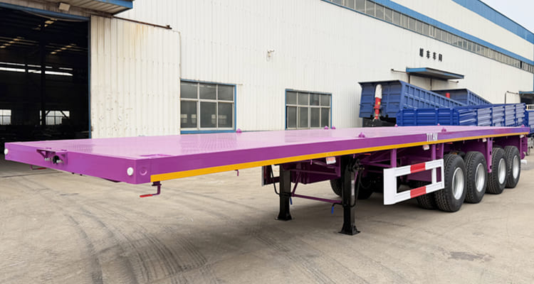 4 Axle Flatbed Truck Trailer for Sale in Namibia