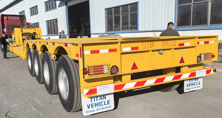 Detachable Gooseneck Lowboy Trailers for Sale in Namibia