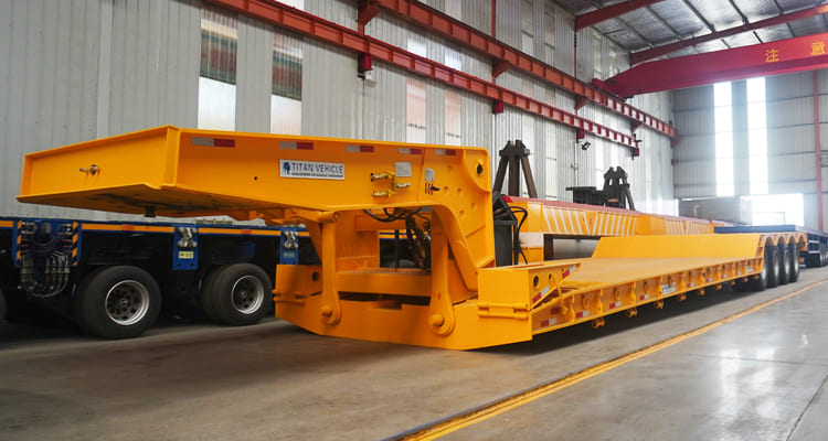 Detachable Gooseneck 100 Ton Lowboy Trailer for Sale in Namibia