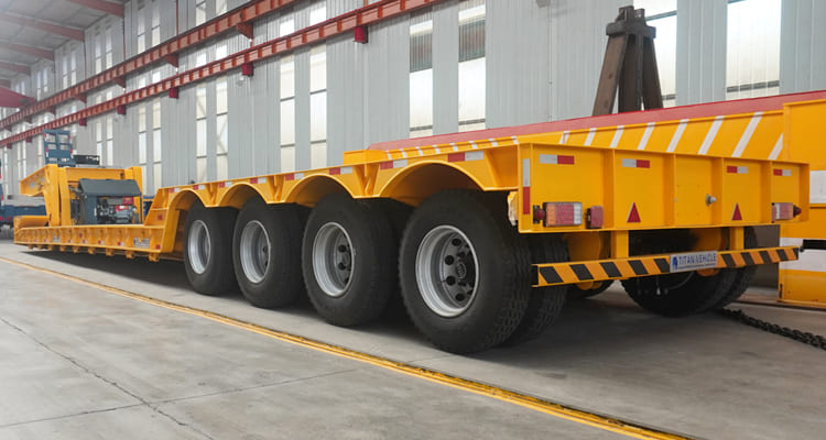 Detachable Gooseneck 100 Ton Lowboy Trailer for Sale in Namibia