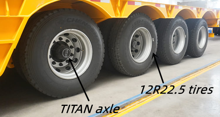 Detachable Gooseneck 100 Ton Lowboy Trailer for Sale in Namibia