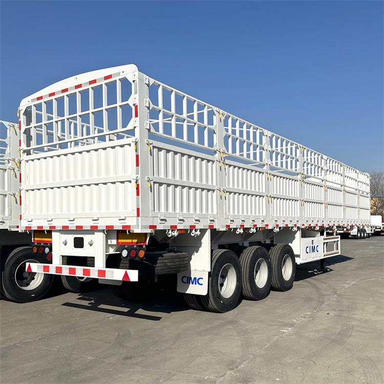 3 Axle 60 Ton Fence Semi Trailer