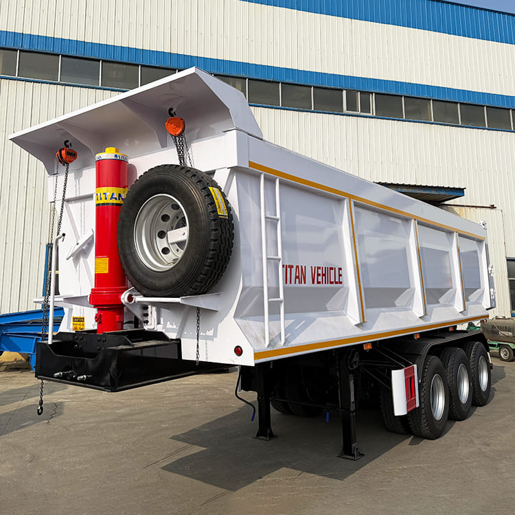 3 Axle 50 Ton Hydraulic Tipper Trailer