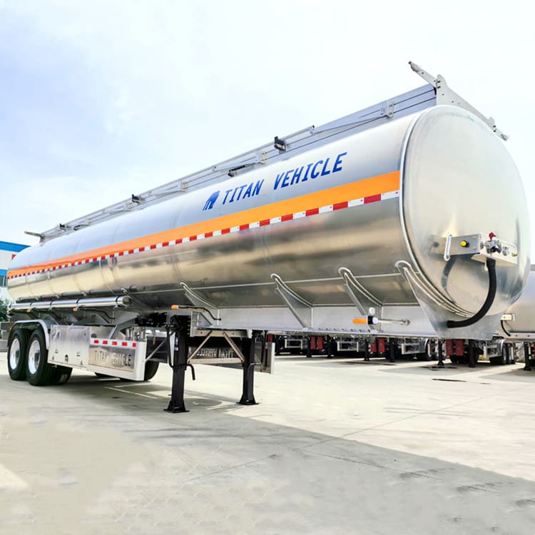2 Axle Aluminum Semi Tanker Trailer