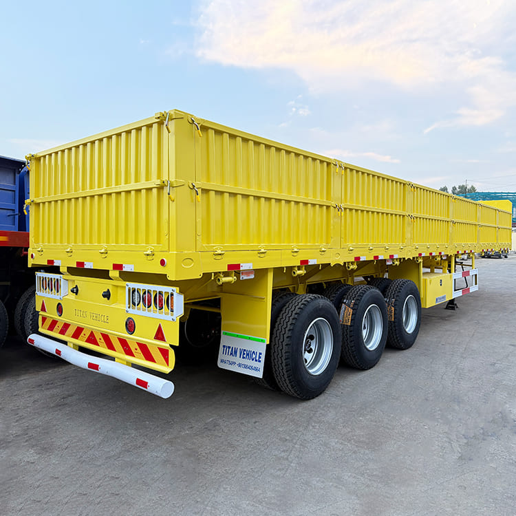 3 Axle Sidewall Cargo Semi Trailer