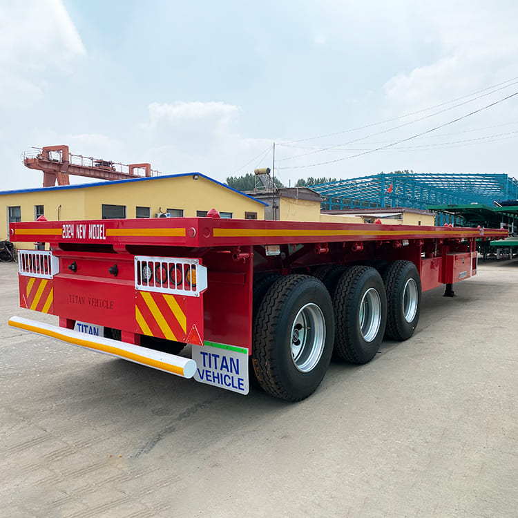 3 Axle Flatbed Semi Trailer