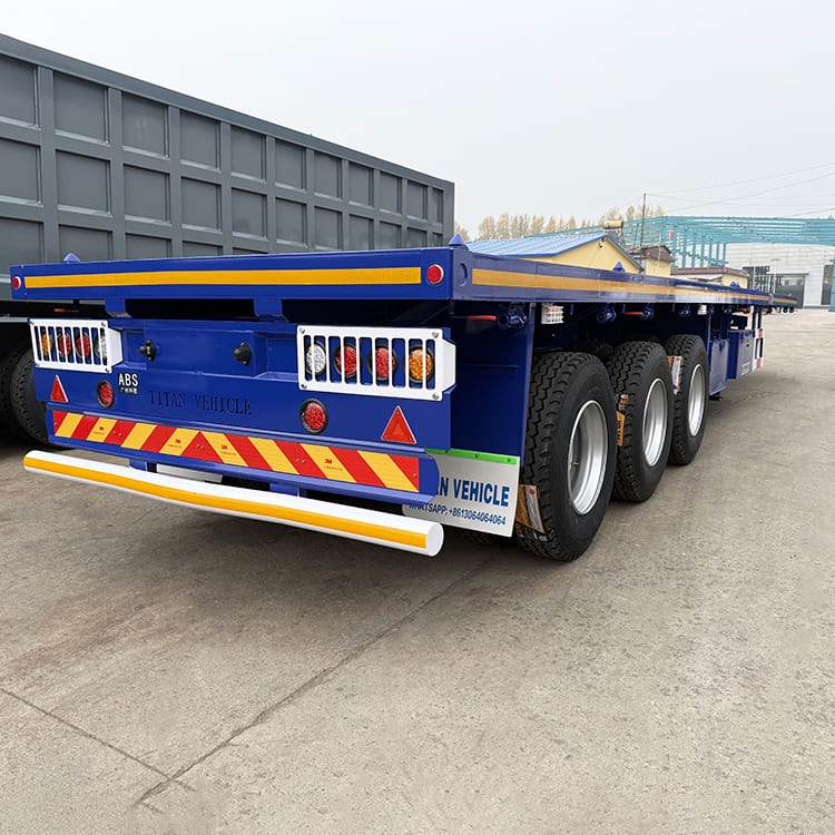 2025 New Tri Axle Flatbed Trailer