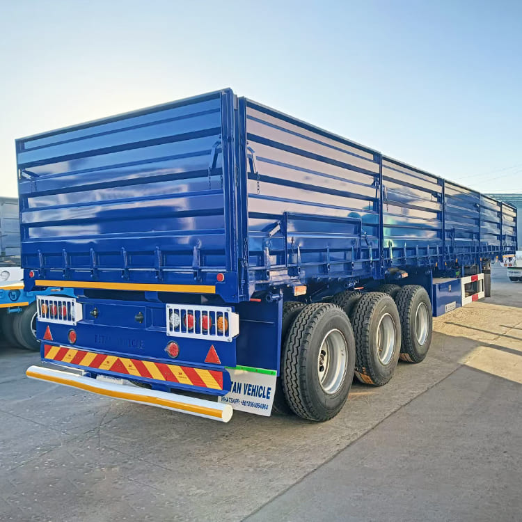 Side Wall Flatbed Semi Trailer