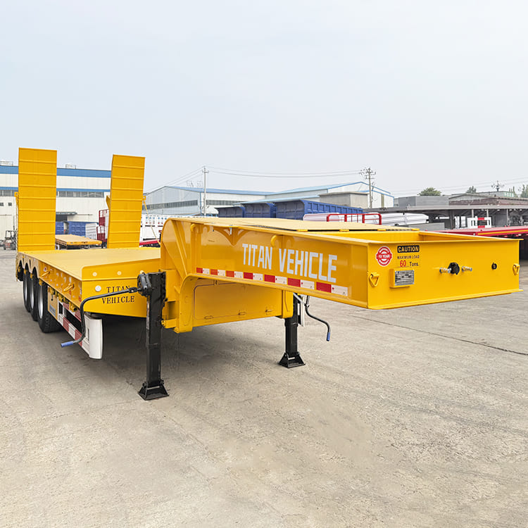 60 Ton Lowbed Trailer Truck