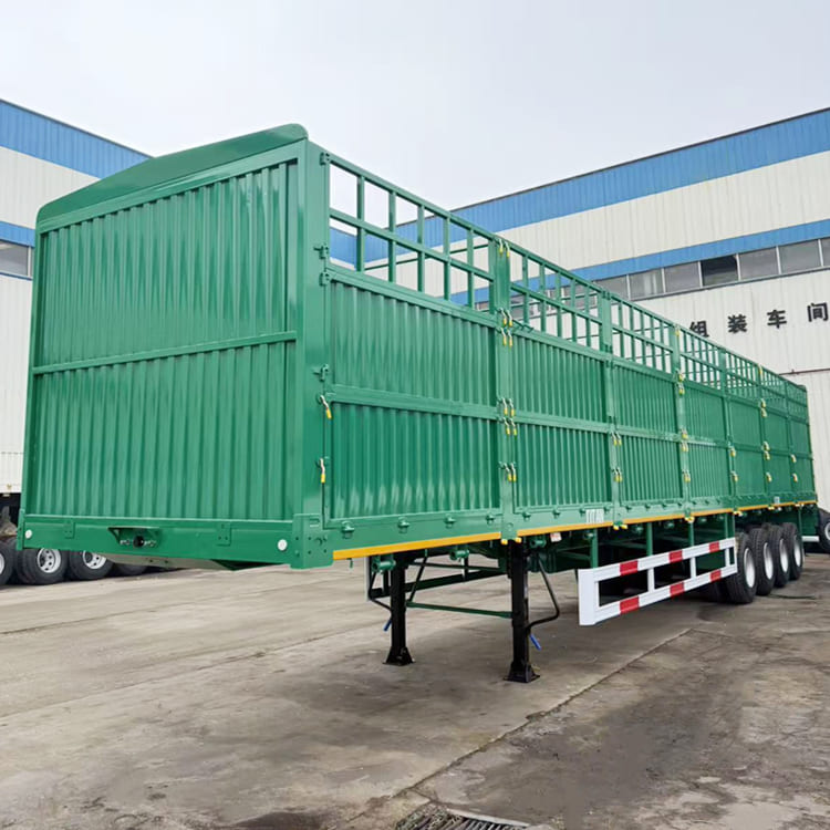 4 Axle 80 tons Fence Semi Trailer