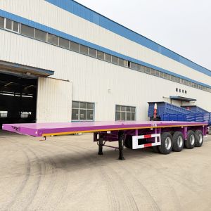 4 Axle Flatbed Truck Trailer